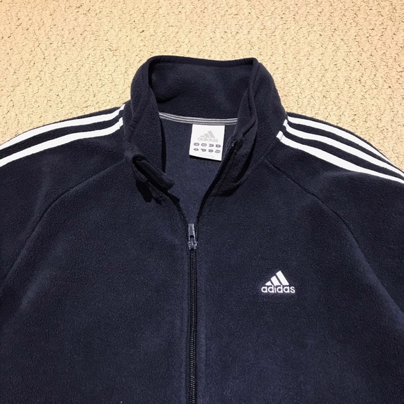 Adidas Fleece Zip Up - Picture 2 of 3